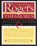 Roget's international thesaurus.