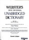 Webster's new universal unabridged dictionary : based upon the broad foundations laid down by Noah Webster.