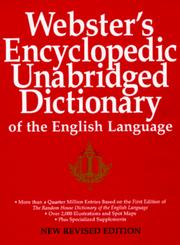 Webster's encyclopedic unabridged dictionary of the English language.