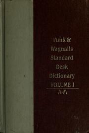 Funk & Wagnalls Standard desk dictionary.