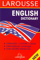 Larousse English dictionary.