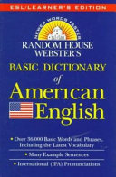 Random House Webster's basic dictionary of American English.