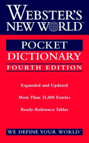 Webster's New World pocket dictionary /