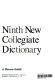 Webster's ninth new collegiate dictionary.