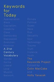 Keywords for today : a 21st century vocabulary : the keywords project /