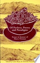 Of pavlova, poetry and paradigms : essays in honour of Harry Orsman /