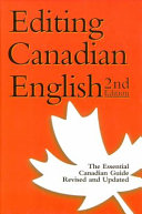 Editing Canadian English /