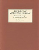 The index of Middle English prose : Manuscripts in Scandinavian collections /