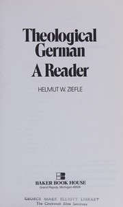 Theological German : a reader /