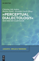 Perceptual dialectology : neue Wege der Dialektologie /