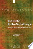 Russische proto-narratologie : texte in kommentierten Übersetzungen /