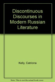 Discontinuous discourses in modern Russian literature /