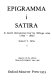 Epigramma i satira : iz istorii literaturnoi borby XIX-go veka (1800-1880) /