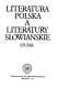 Literatura polska a literatury słowiańskie : studia /