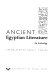 Ancient Egyptian literature : an anthology /