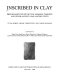 Inscribed in clay : provenance study of the Amarna tablets and other ancient Near Eastern texts /