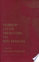 Hebrew study from Ezra to Ben-Yehuda /