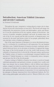 Yiddish literature in America, 1870-2000 /