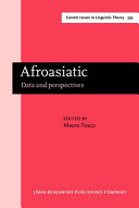 Afroasiatic : data and perspectives /