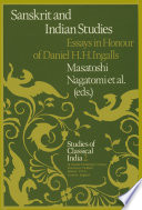 Sanskrit and Indian studies : essays in honour of Daniel H.H. Ingalls /