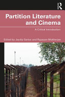 Partition literature and cinema : a critical introduction /