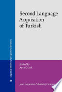 Second language acquisition of Turkish /