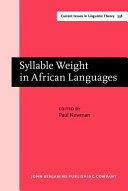 Syllable weight in African languages /