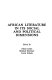 African literature in its social and political dimensions /