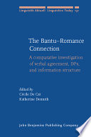 The Bantu-Romance connection : a comparative investigation of verbal agreement, DPs, and information structure  /