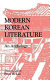 Modern Korean literature : an anthology /