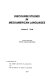 Discourse studies in Mesoamerican languages /