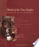 Words of the true peoples : anthology of contemporary Mexican indigenous-language writers /