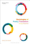 Sociologies of poetry translation : emerging perspectives /
