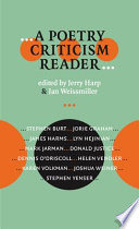 A poetry criticism reader /