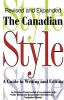 The Canadian style : a guide to writing and editing.