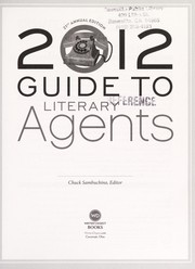2012 guide to literary agents /
