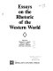 Essays on the rhetoric of the Western World /