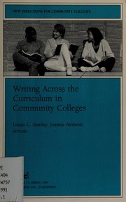 Writing across the curriculum in community colleges /