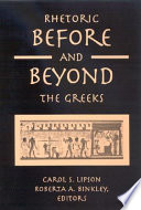Rhetoric before and beyond the Greeks /