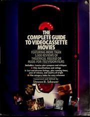The Complete guide to videocassette movies /