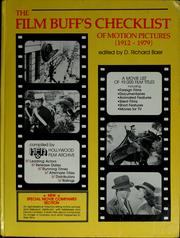 The film buff's checklist of motion pictures (1912-1979) /