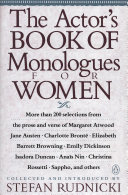 The Actor's book of monologues for women from non-dramatic sources /
