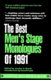 The Best men's stage monologues of 1991 /