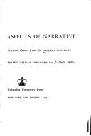 Aspects of narrative ; selected papers from the English Institute /