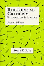 Rhetorical criticism : exploration & practice /