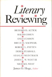 Literary reviewing /