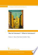 Was ist Literatur? = What is literature? /