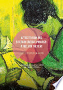 Affect Theory and Literary Critical Practice : A Feel for the Text /