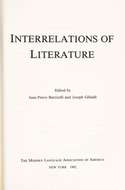 Interrelations of literature /