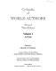Cyclopedia of world authors /
